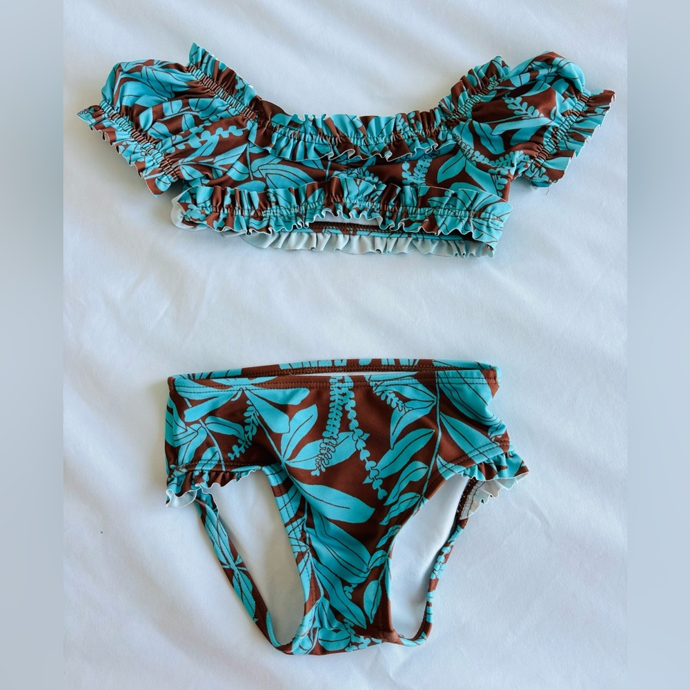 Janie and Jack Coconut Shell Tropical Recycled 2 Piece, 18-24 Months